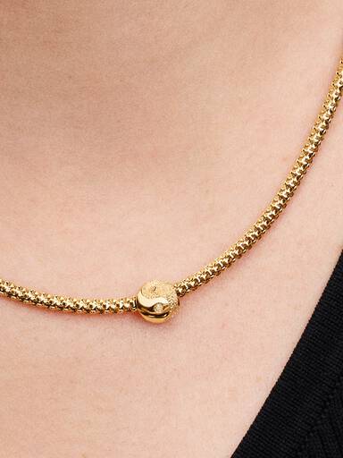 Strukturiertes Yin und Yang Mini-Charm