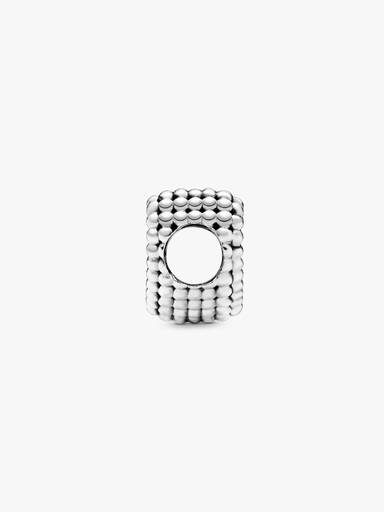 Offenes Metallperlen Herz Charm