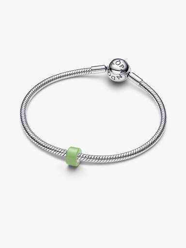 Grüner Murano-Glas Mini-Charm