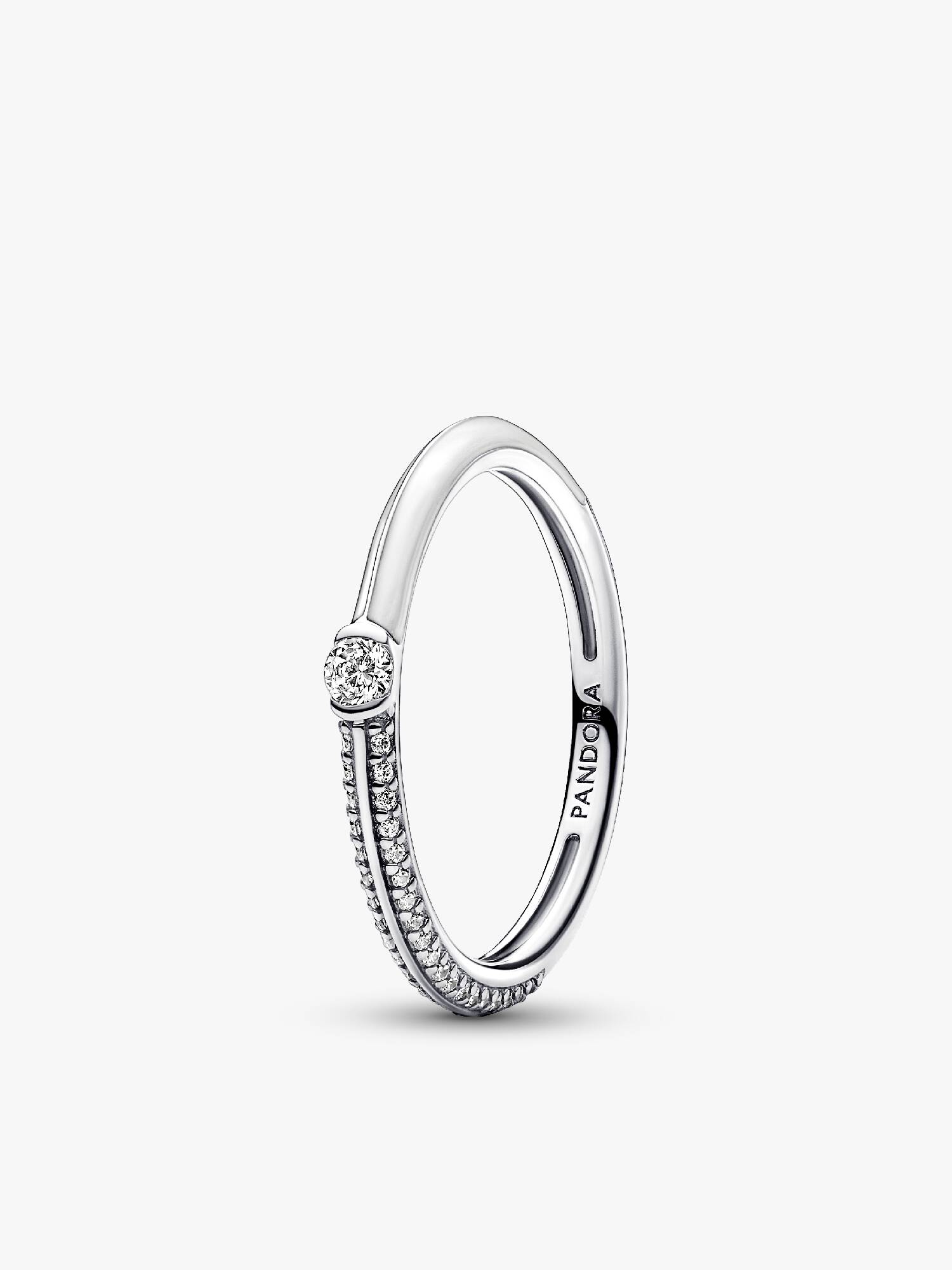 Pandora ME Pavé & Weißer Doppelring