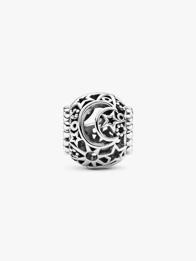 Offen gearbeitetes Sonne, Mond & Sterne Charm