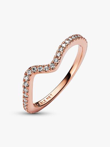 Funkelnde Welle Ring
