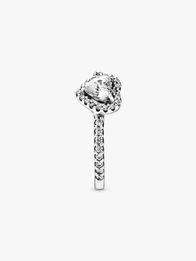 Erhabenes Herz Ring