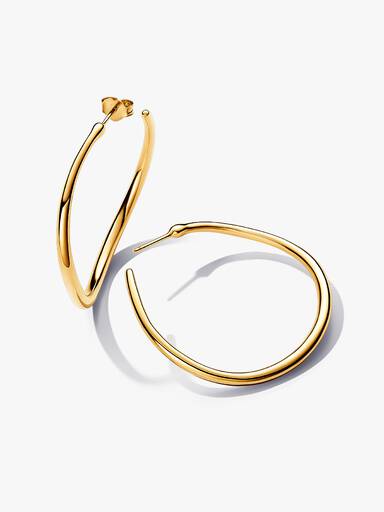 Organisch Geformte 42 mm Offene Ohrringe
