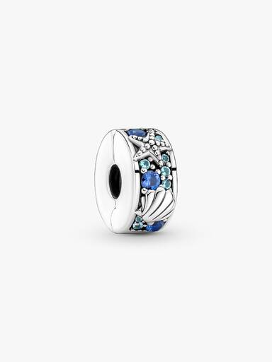 Tropischer Seestern & Muschel Clip-Charm
