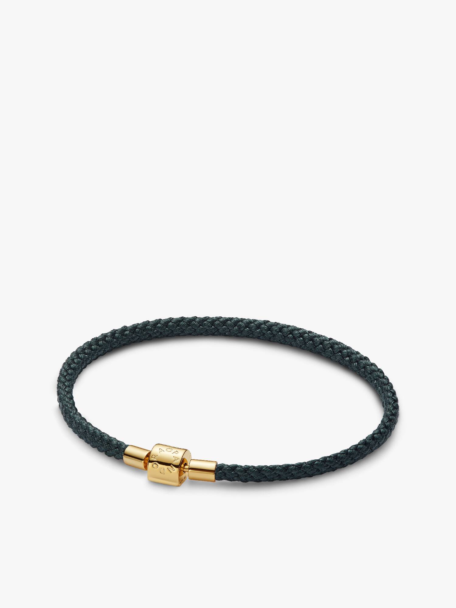 Schimmerndes Grünes Kordel-Armband