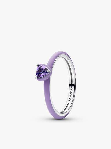 Buntes Chakra Herz Ring-Set