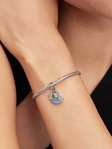 Disney Stitch Glow-in-the-dark Mond Charm-Anhänger