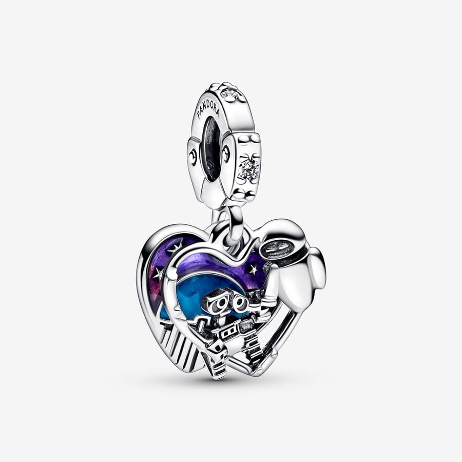 Disney Pixar Wall-E & Eve Glow-in-the-dark Charm-Anhänger image number 0