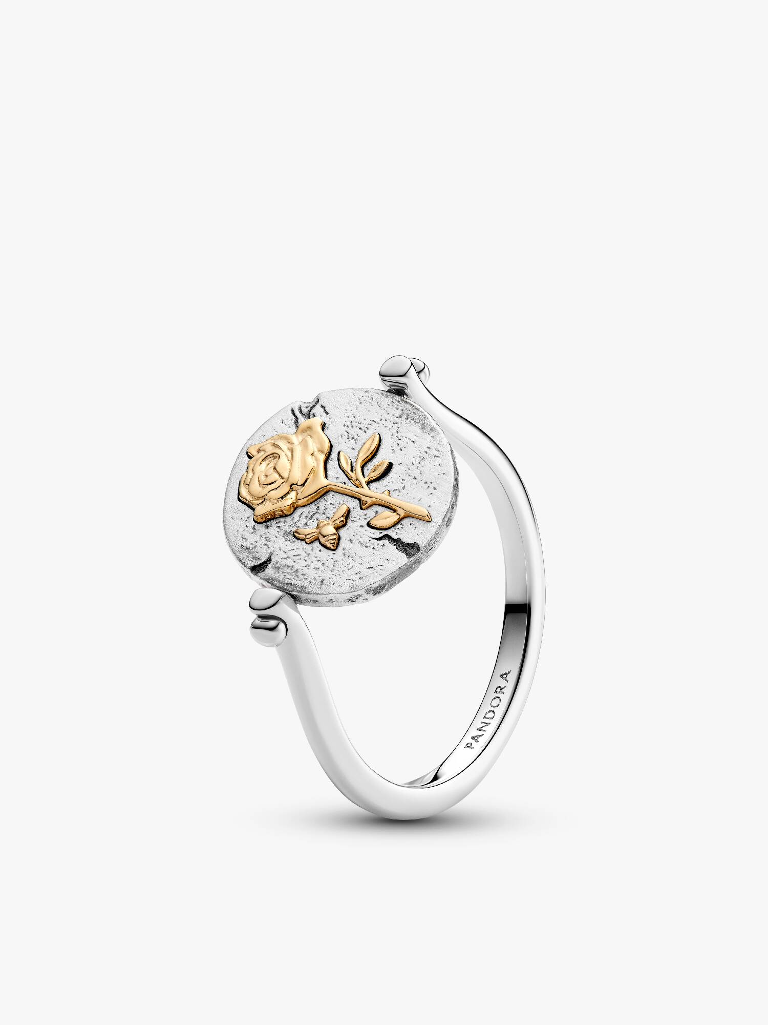Rose Wendbarer Medaillon-Ring