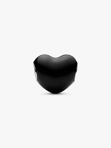 Schwarzes Herz Charm