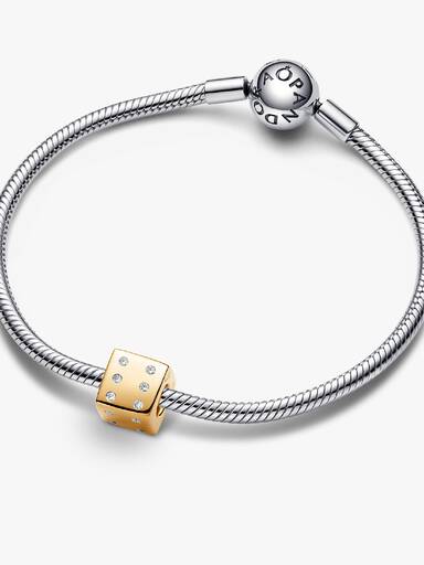 Funkelnder Würfel Charm