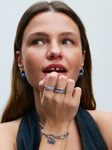 Pandora ME Grünes Chakra-Herz Mini-Charm-Anhänger