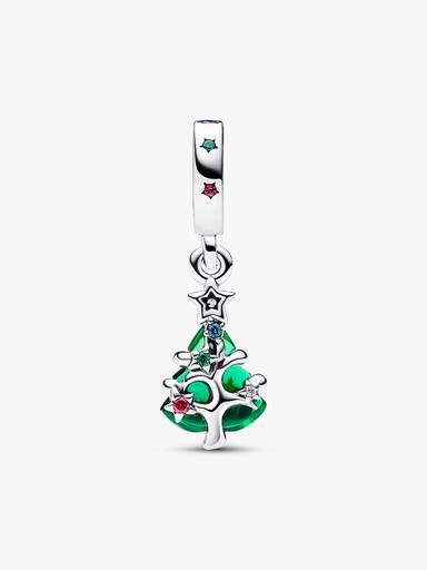 Funkelnder Weihnachtsbaum Charm-Anhänger