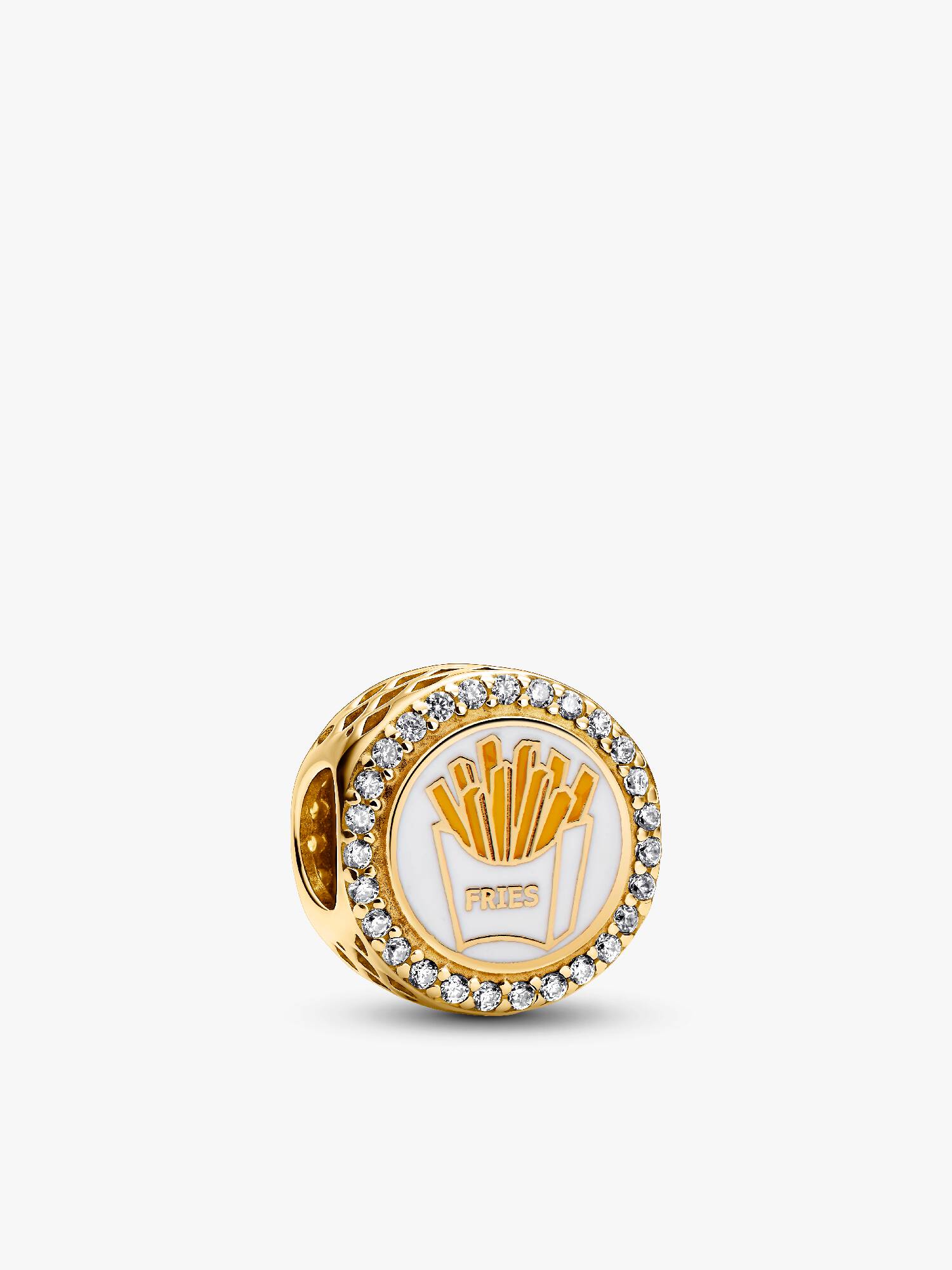 Gravierbarer Pommes Frites Charm