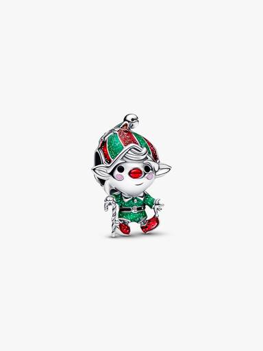 Beweglicher Weihnachtswichtel Charm