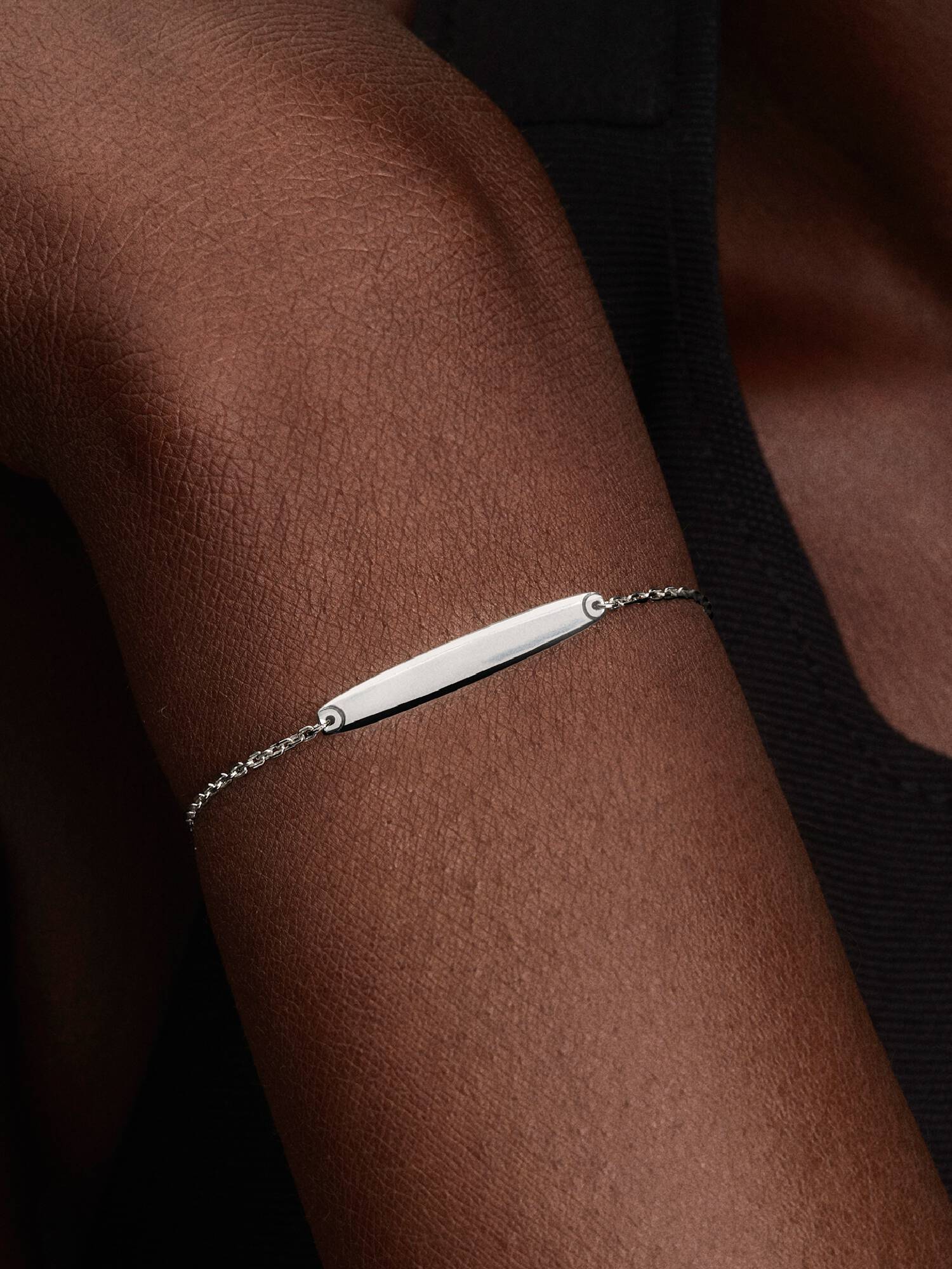 Gravierbares Stab Kettenarmband