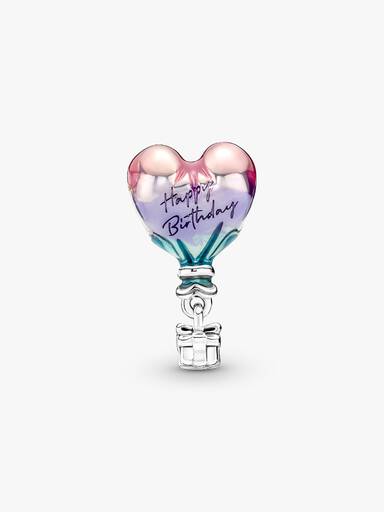 Alles Gute zum Geburtstag Heißluftballon-Charm