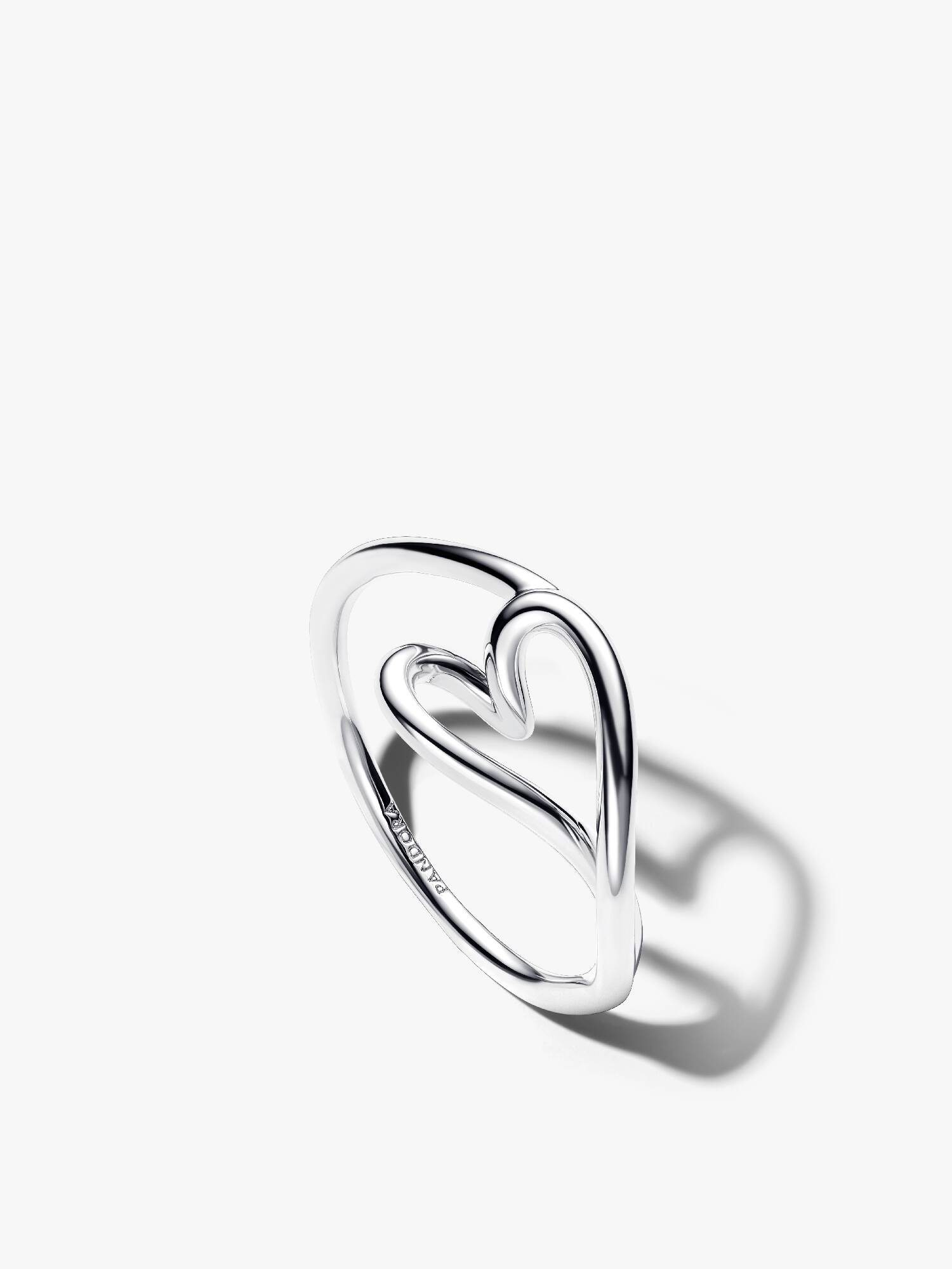 Organisch Geformtes Herz Kleiner Ring