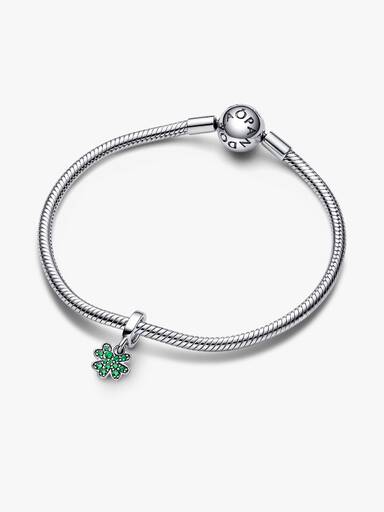Vierblättriges Kleeblatt Charm-Anhänger