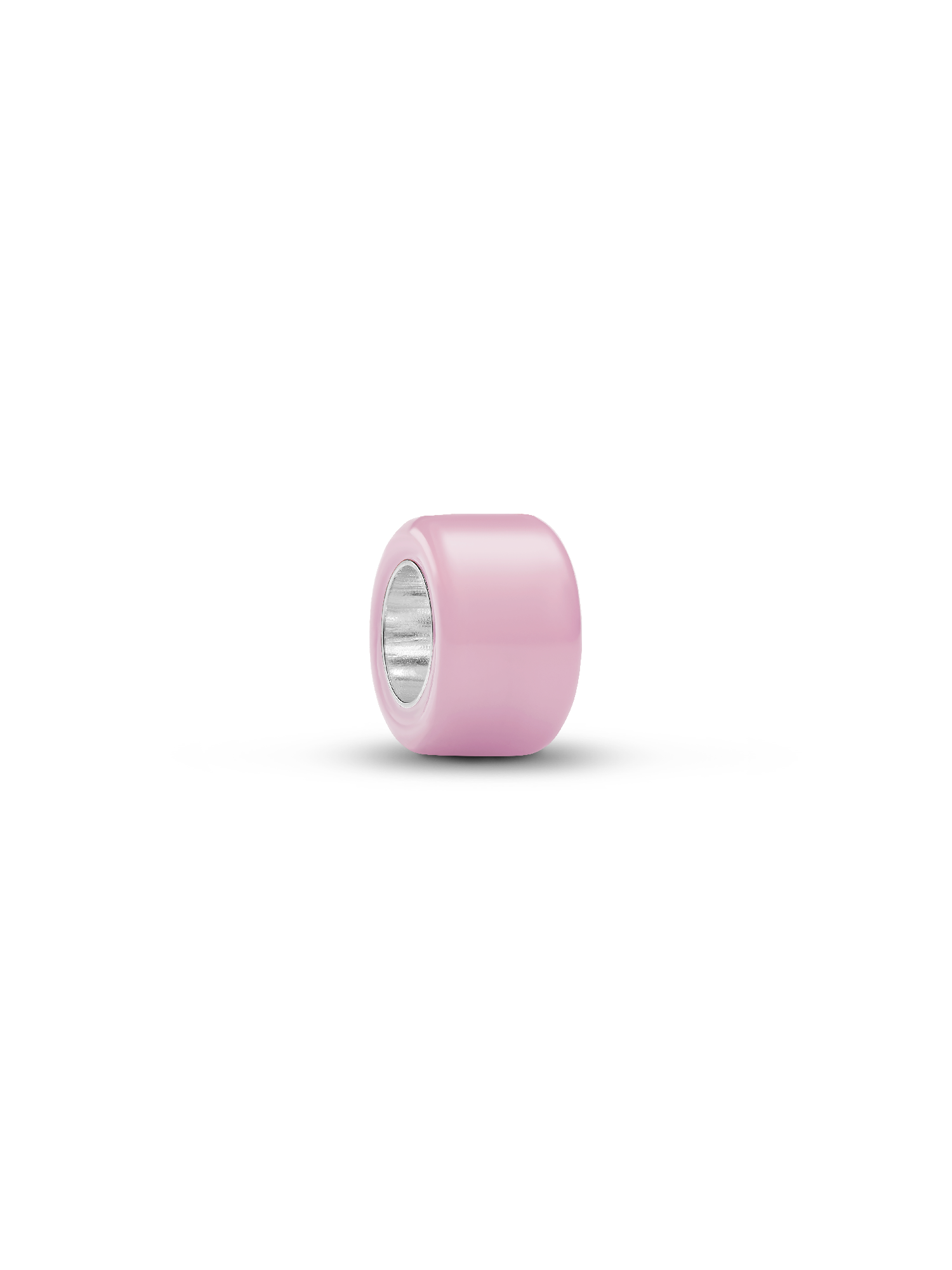 Rosafarbenes Murano-Glas Mini-Charm