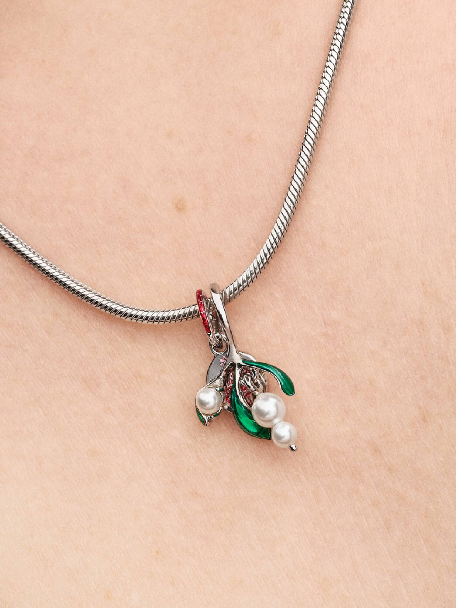 Mistelzweig Charm-Anhänger
