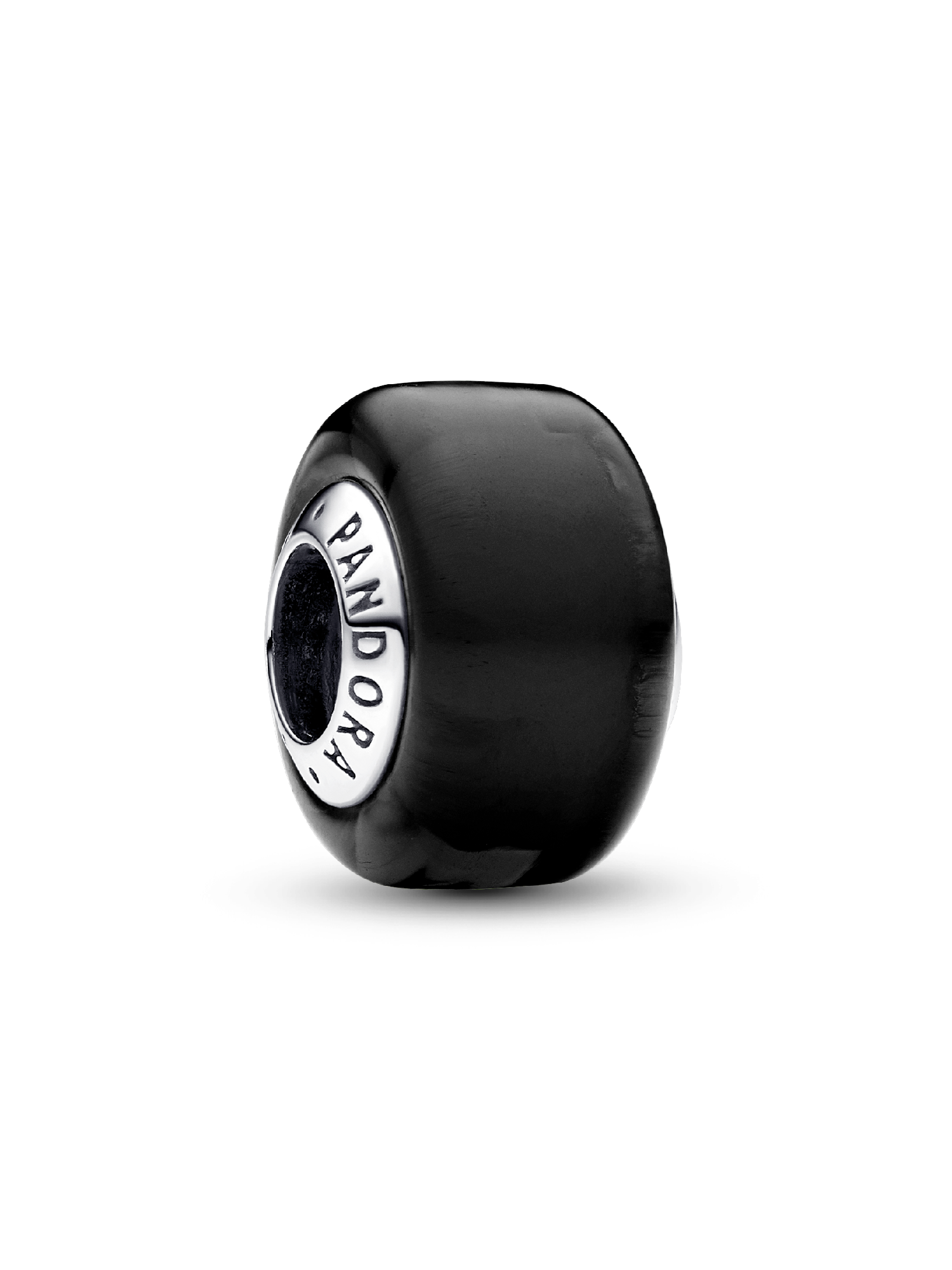 Schwarzes Murano-Glas Mini-Charm