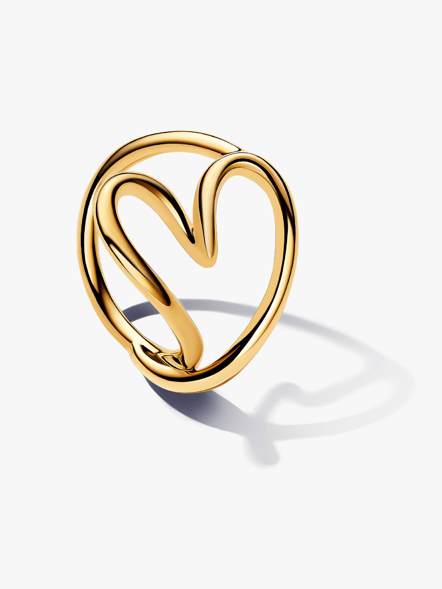 Organisch Geformtes Herz Ring