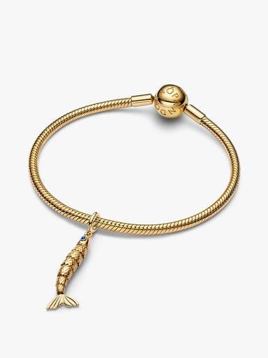 Beweglicher Fisch Charm-Anhänger