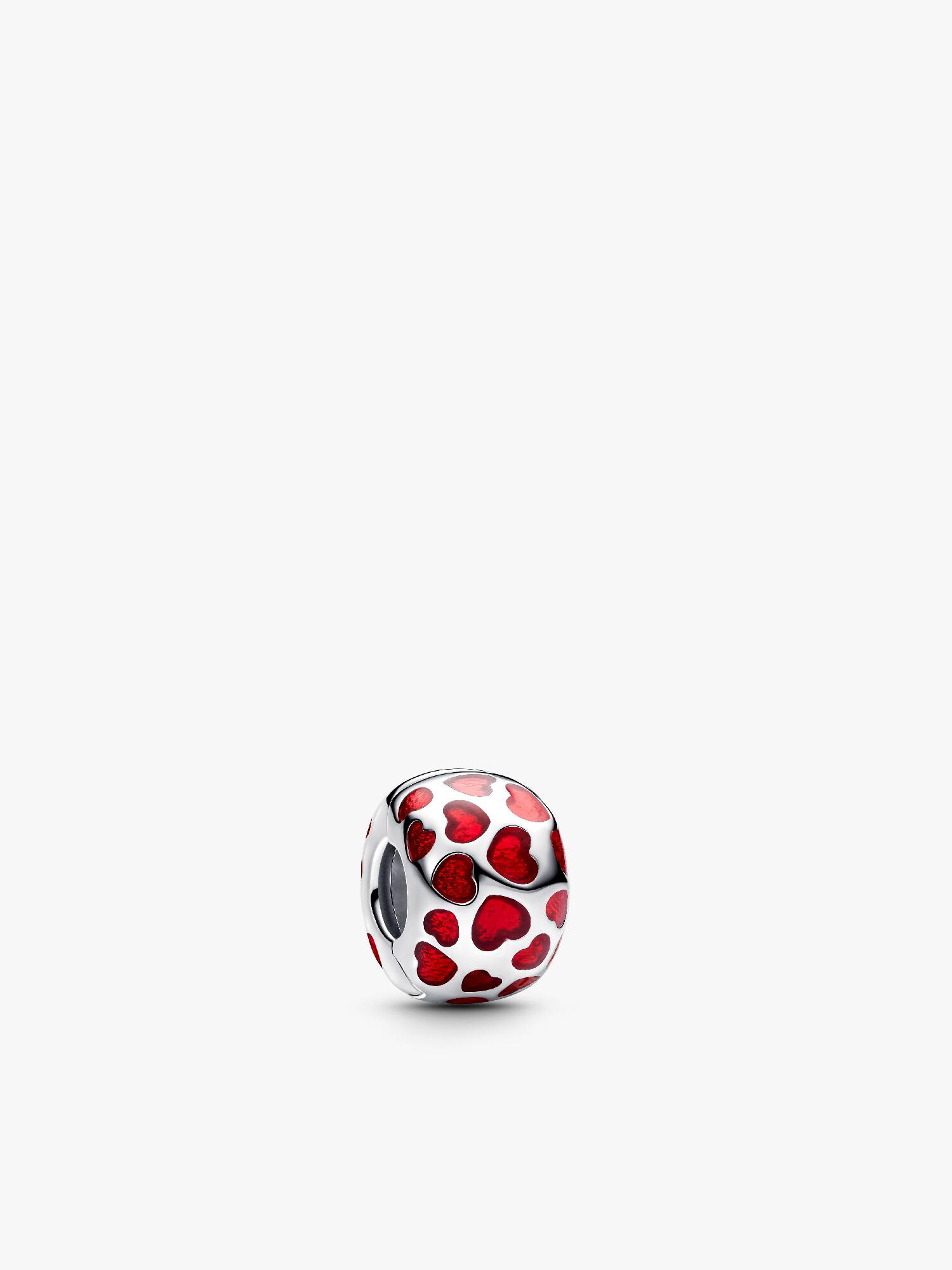 Herzen Rundes Clip-Charm