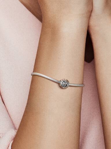 Offen gearbeitetes Sonne, Mond & Sterne Charm