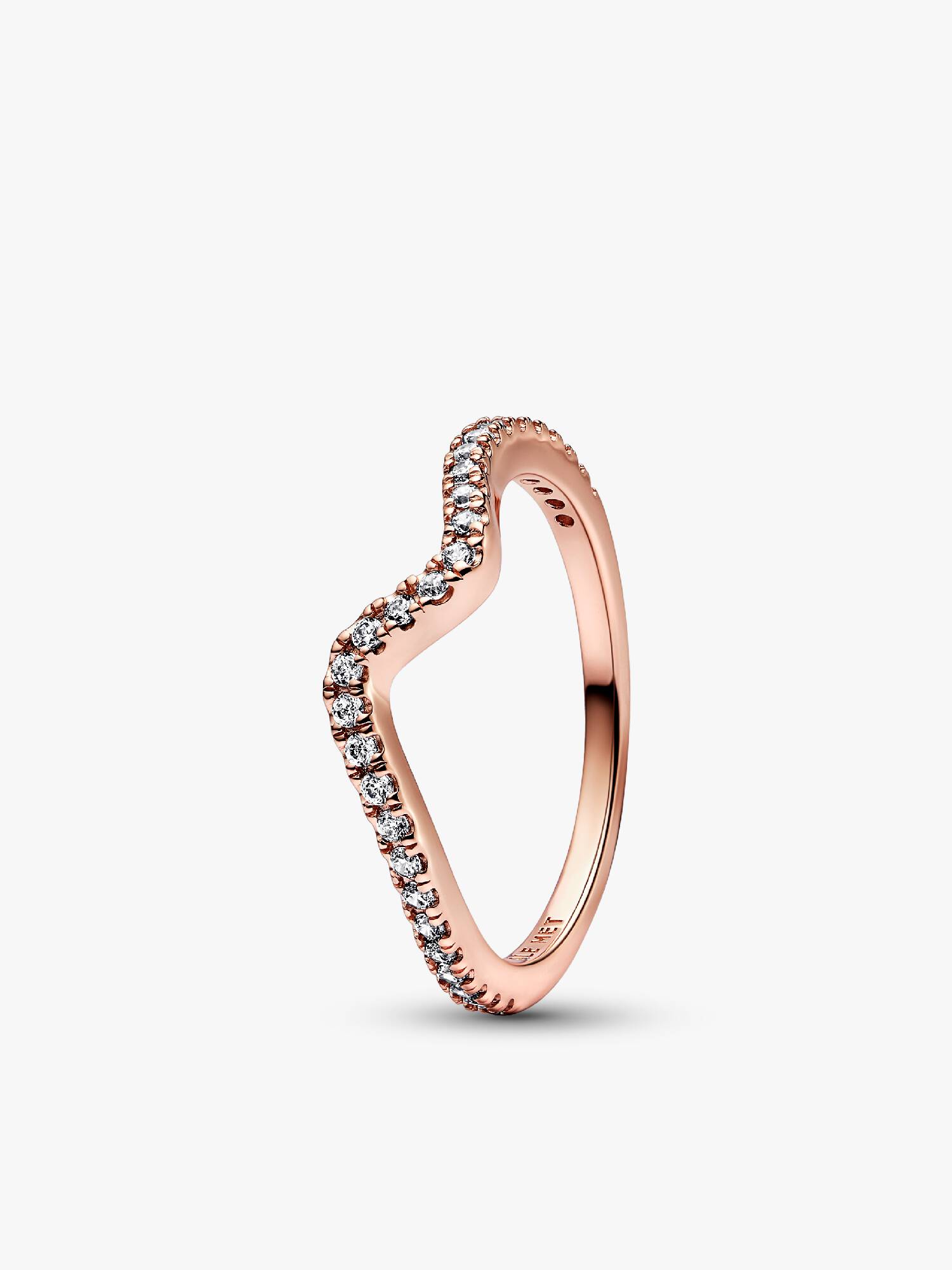 Funkelnde Welle Ring