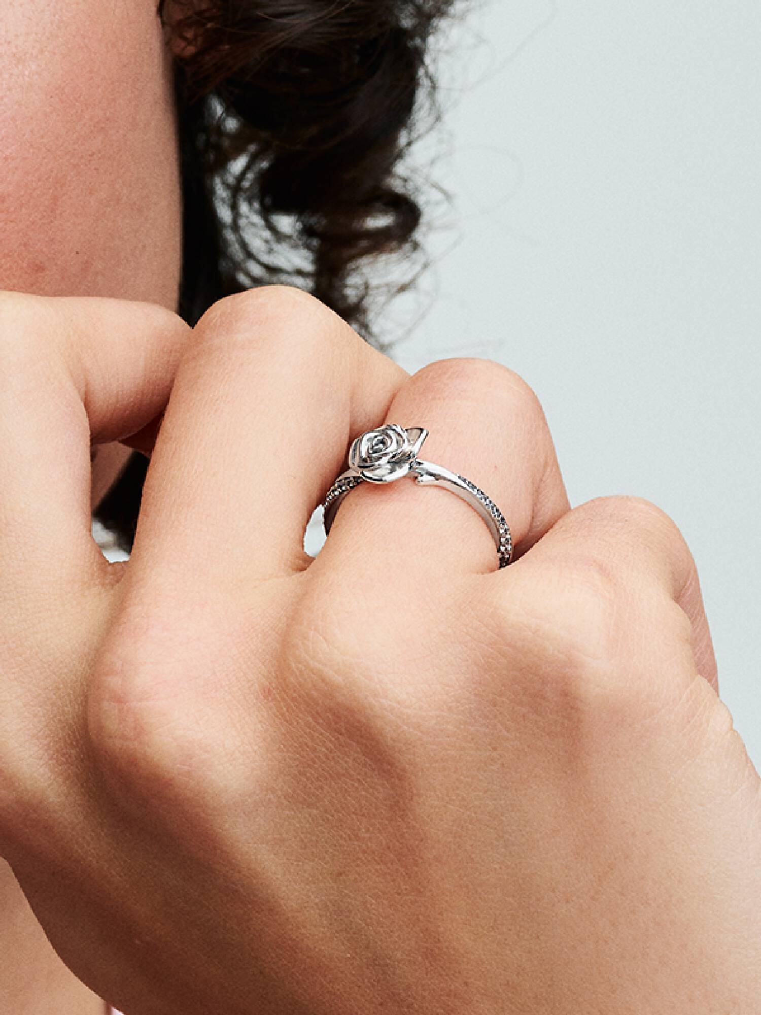 Blühende Rose Ring