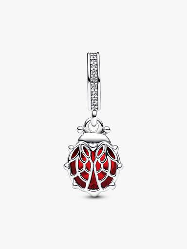 Roter Marienkäfer Charm-Anhänger