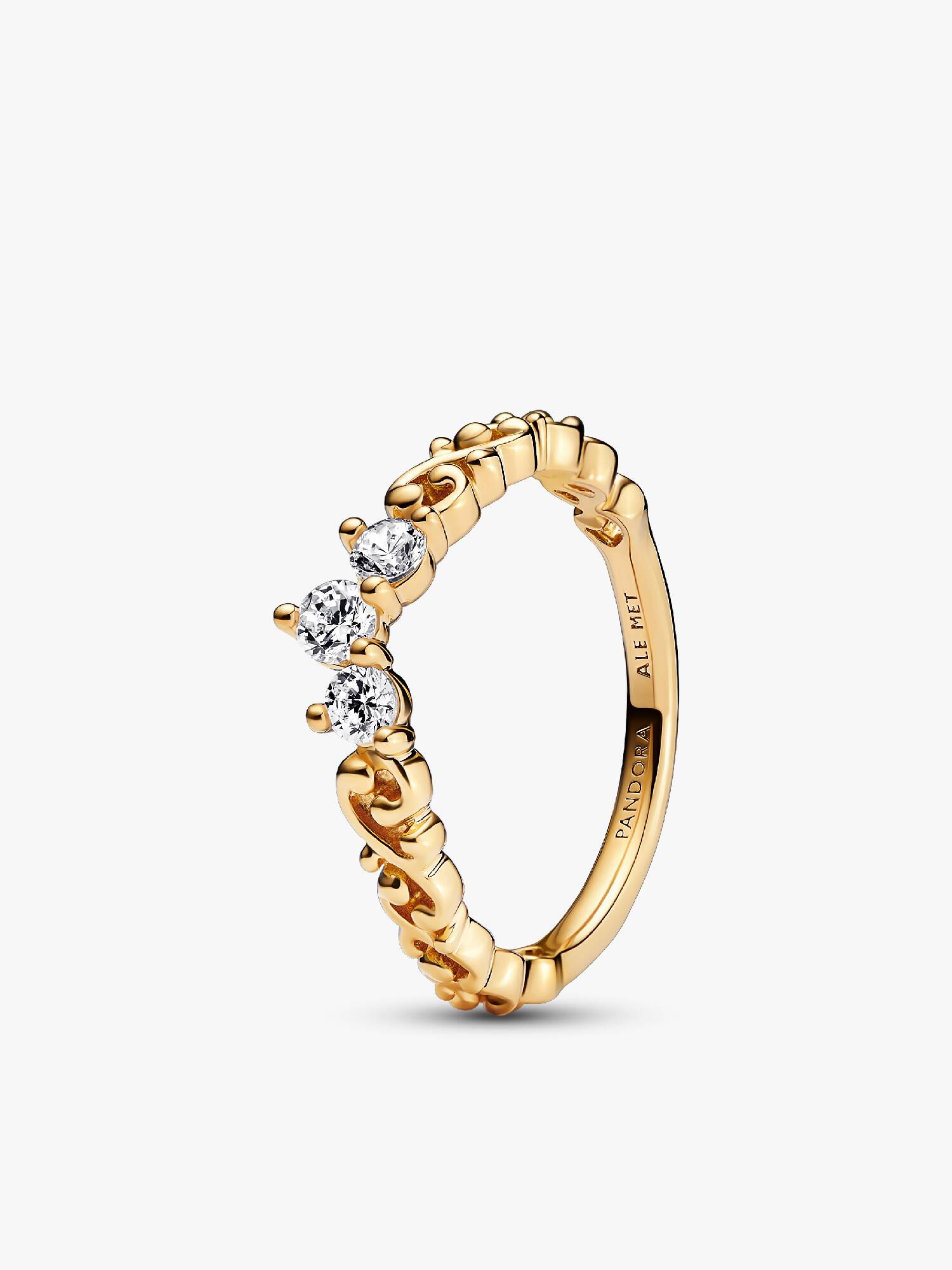 Königlicher Wirbel Diadem-Ring