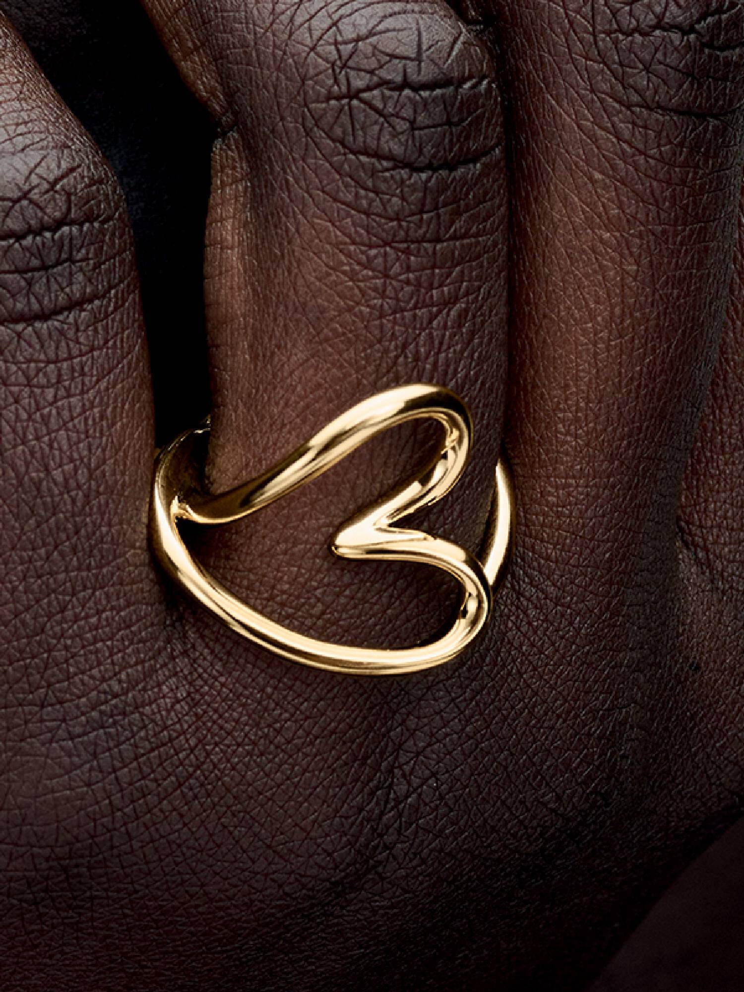 Organisch Geformtes Herz Ring