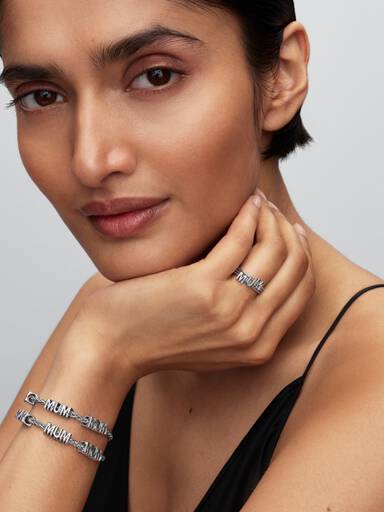 MUM Buchstaben Teilbarer Ring