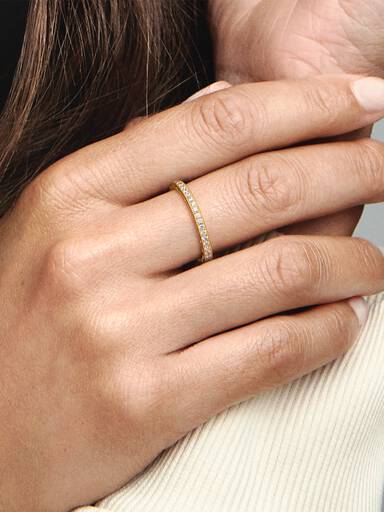Funkeln und Herzen Ring