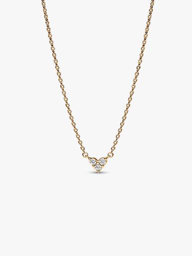 Drei Sterne Herz Collier-Halskette