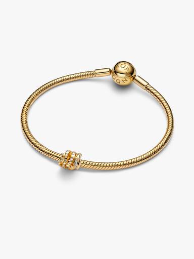 Zusammengerollte Schlange Charm
