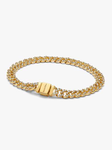 Pavé Cuban Gliederarmband