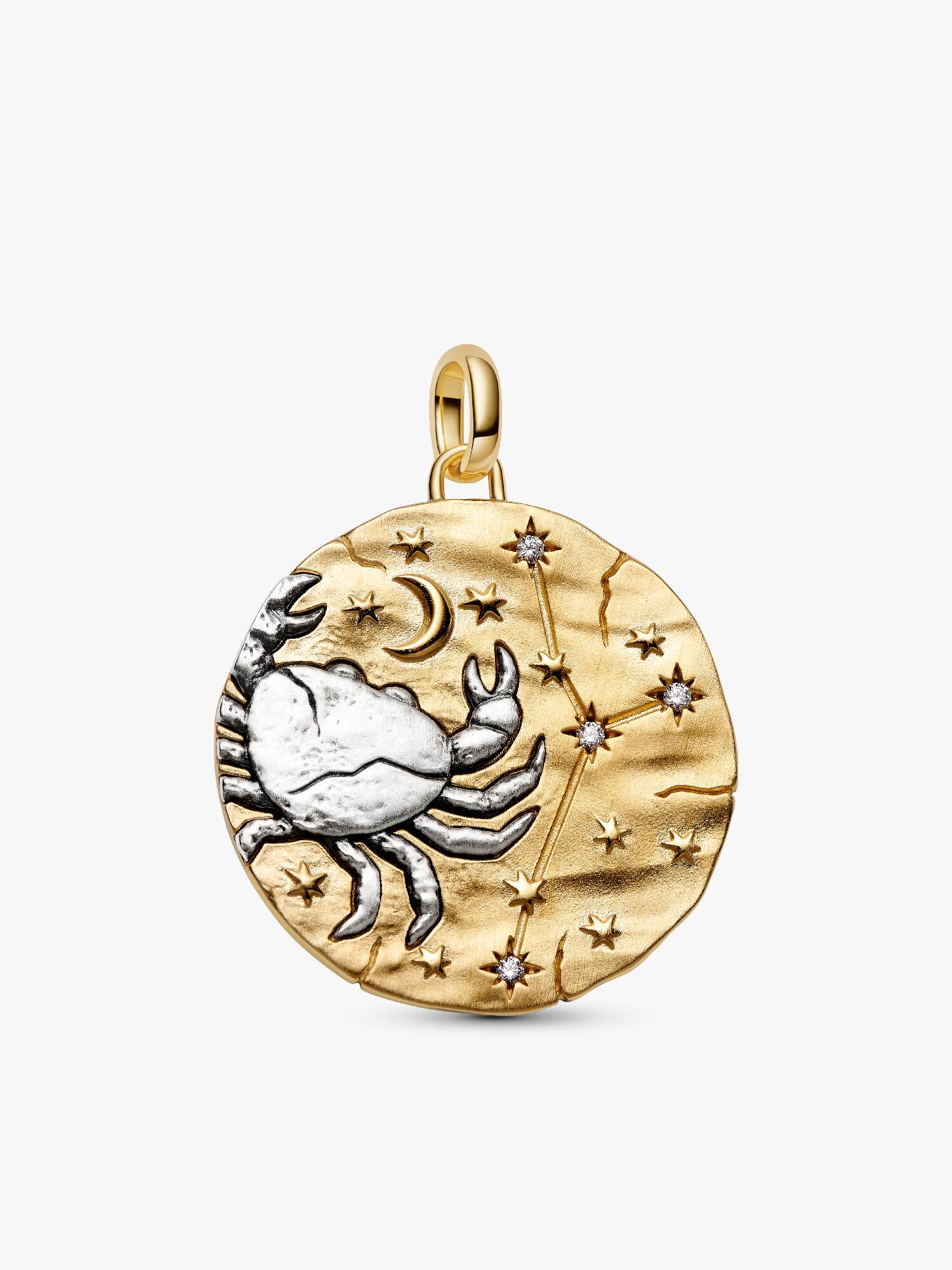 Sternzeichen Krebs Großes Medaillon-Charm