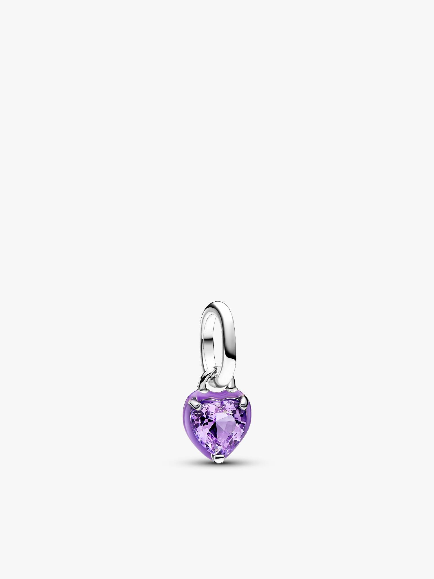 Pandora ME Violettes Chakra-Herz Mini-Charm-Anhänger