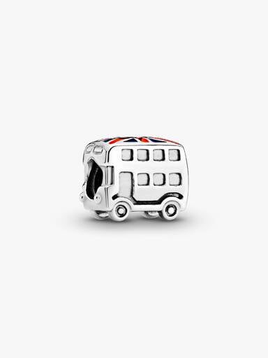 Londoner Bus mit Britischer Flagge Charm