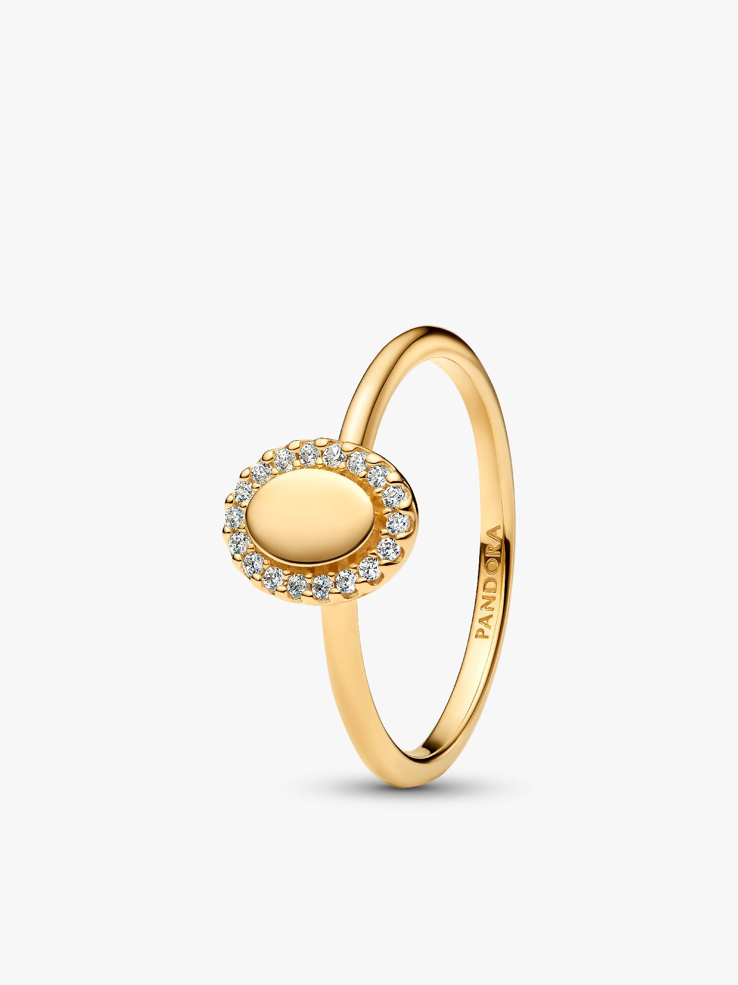 Gravierbarer Ovaler Strahlenkranz Ring
