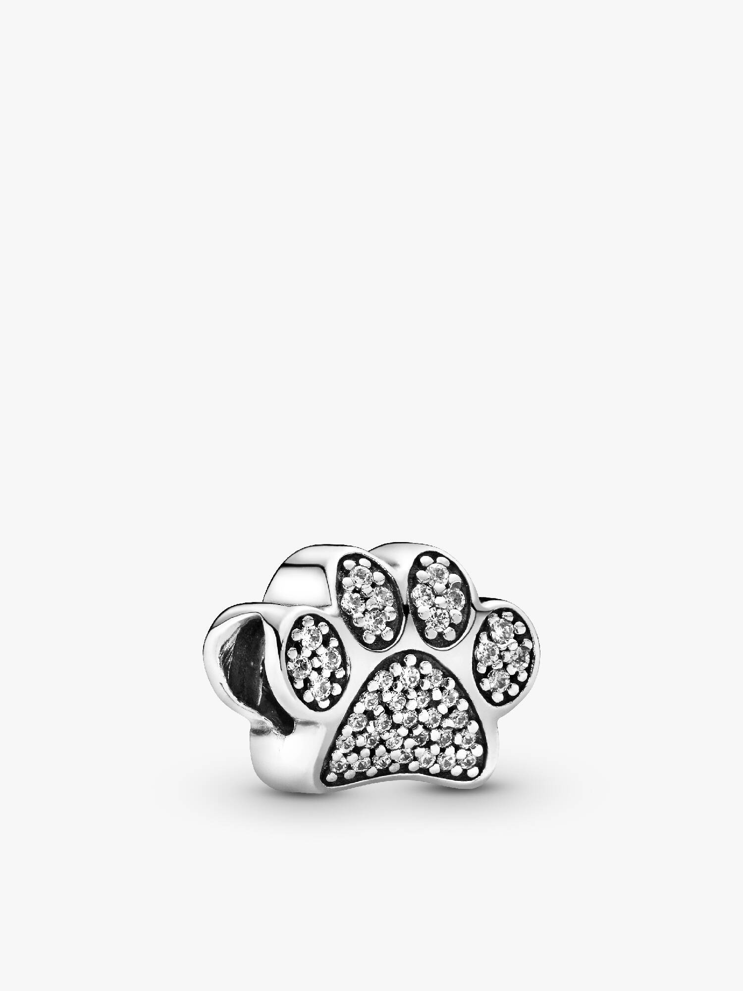Funkelnder Pfotenabdruck Charm