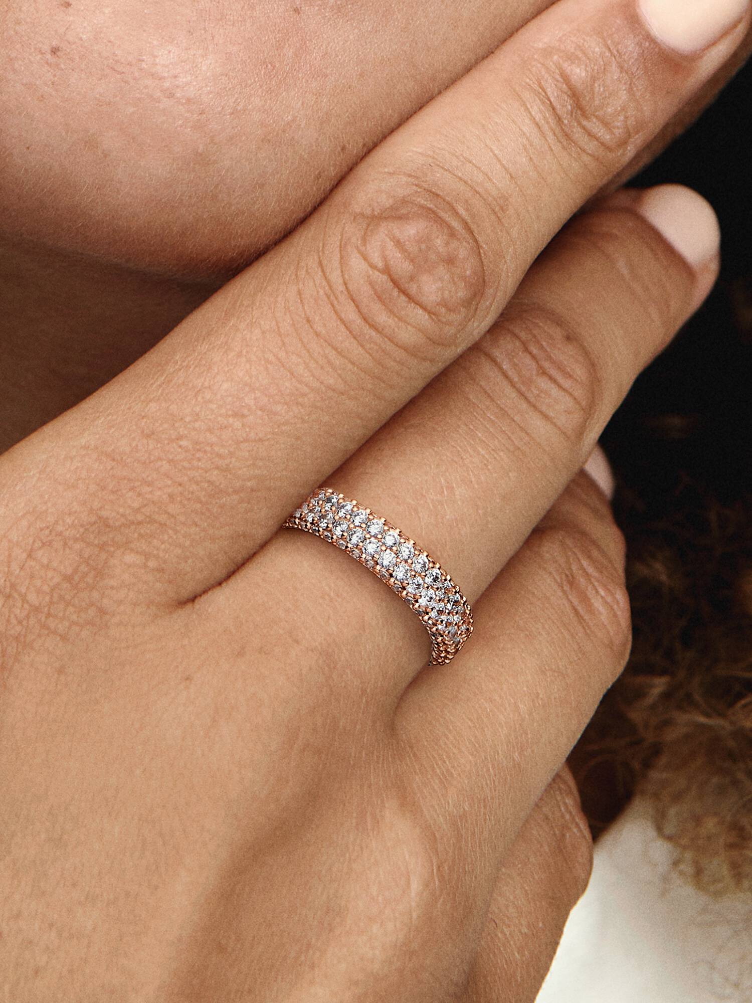 Pandora Timeless Doppelreihiger Pavé Ring