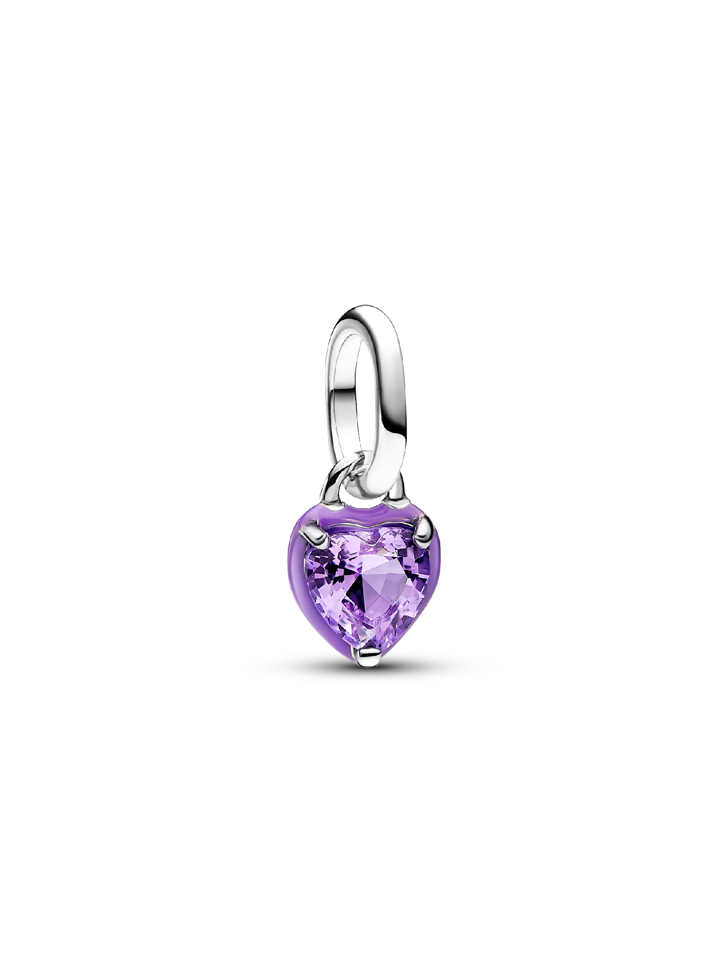 Pandora ME Violettes Chakra-Herz Mini-Charm-Anhänger