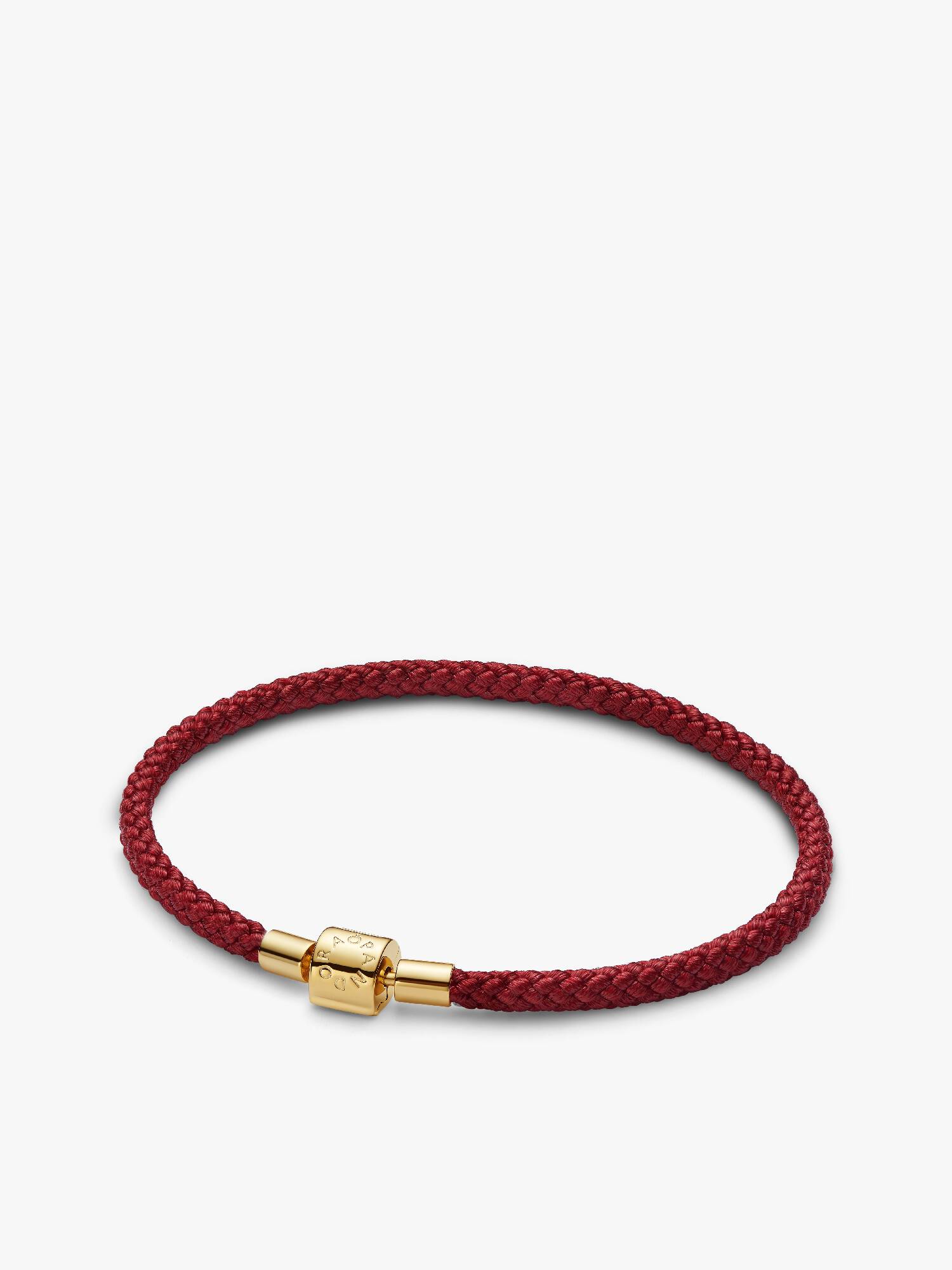 Schimmerndes Rotes Kordel-Armband