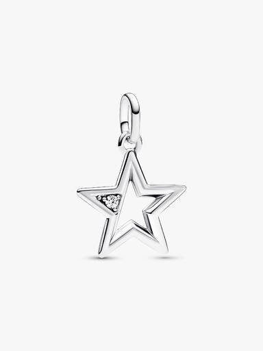 Pandora ME Funkelnder Stern Medaillon-Charm